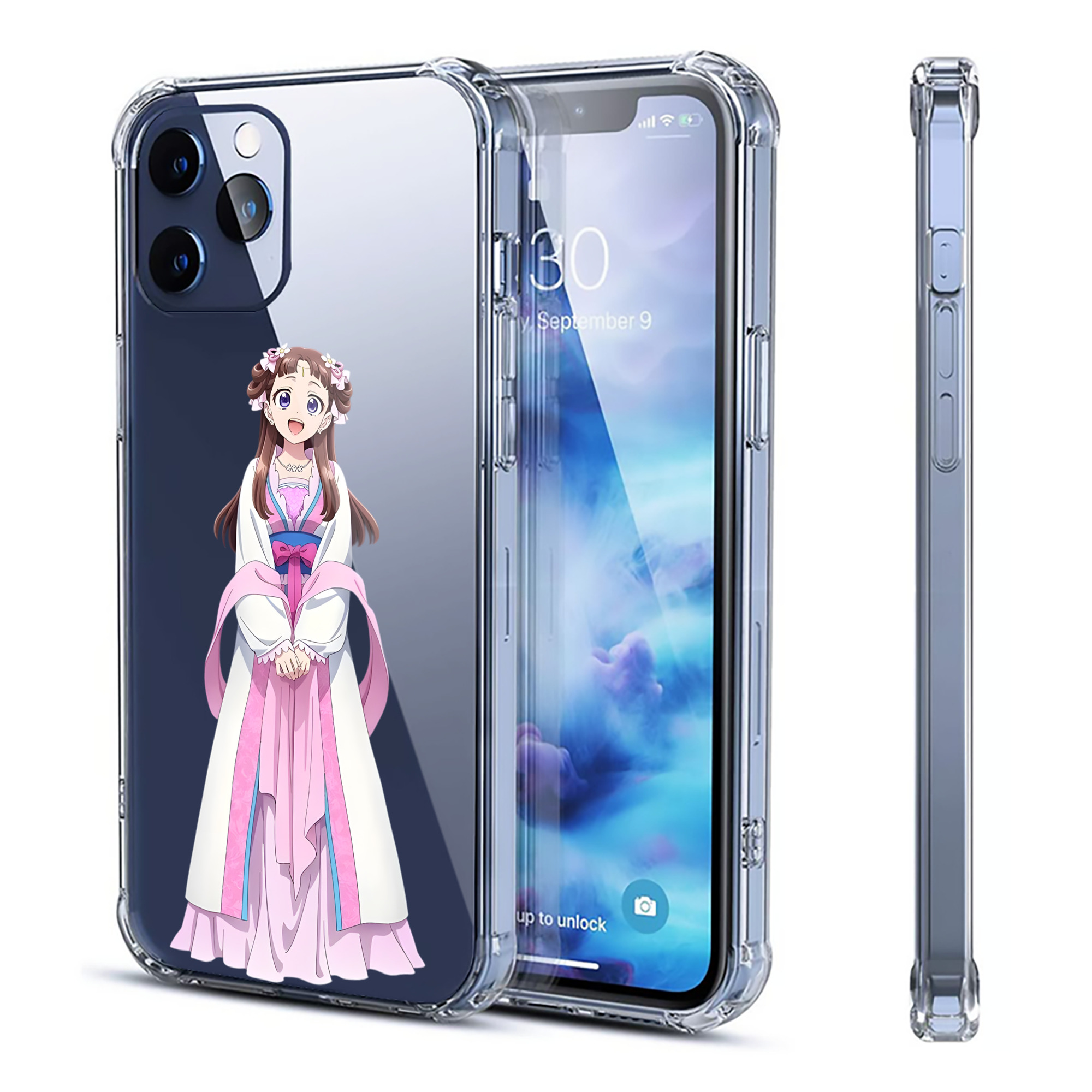 （画像用） 薬屋のひとりごと The Apothecary Diaries 【iPhone 12シリーズ対応】透明スマホケース（クリアソフトケース）